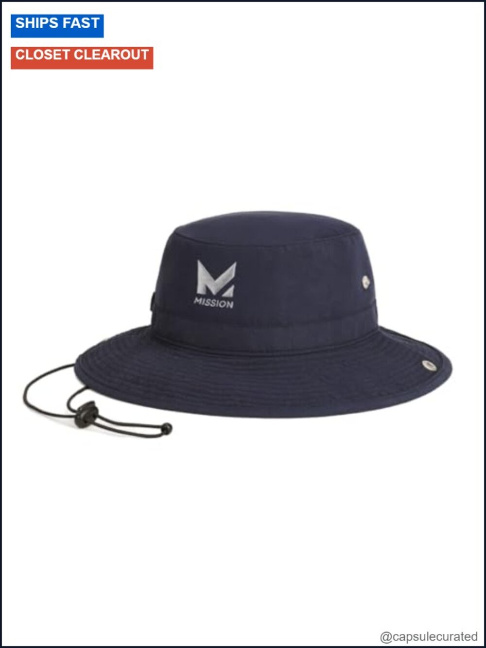 MISSION Cooling Bucket Hat - Unisex Wide Brim, UPF 50, Lightweight